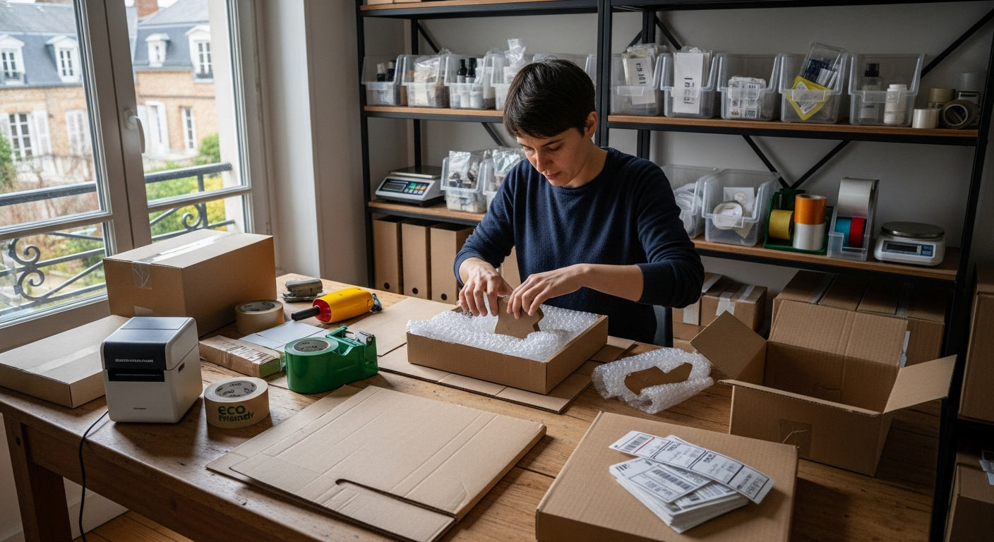 Emballage à domicile en France : Organisation et processus du secteur