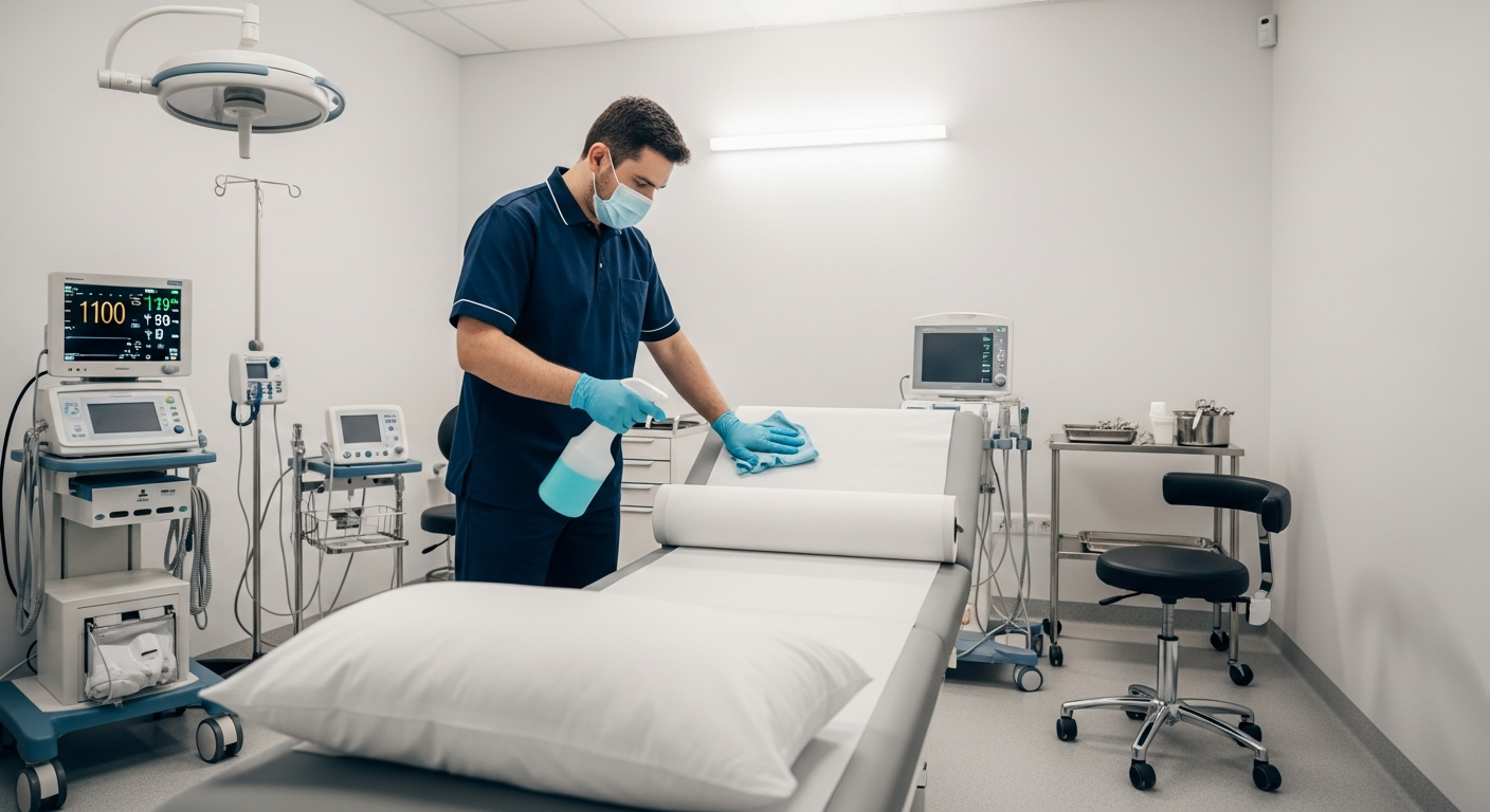 Orvosi rendelők fertőtlenítése és napi takarítási feladatai