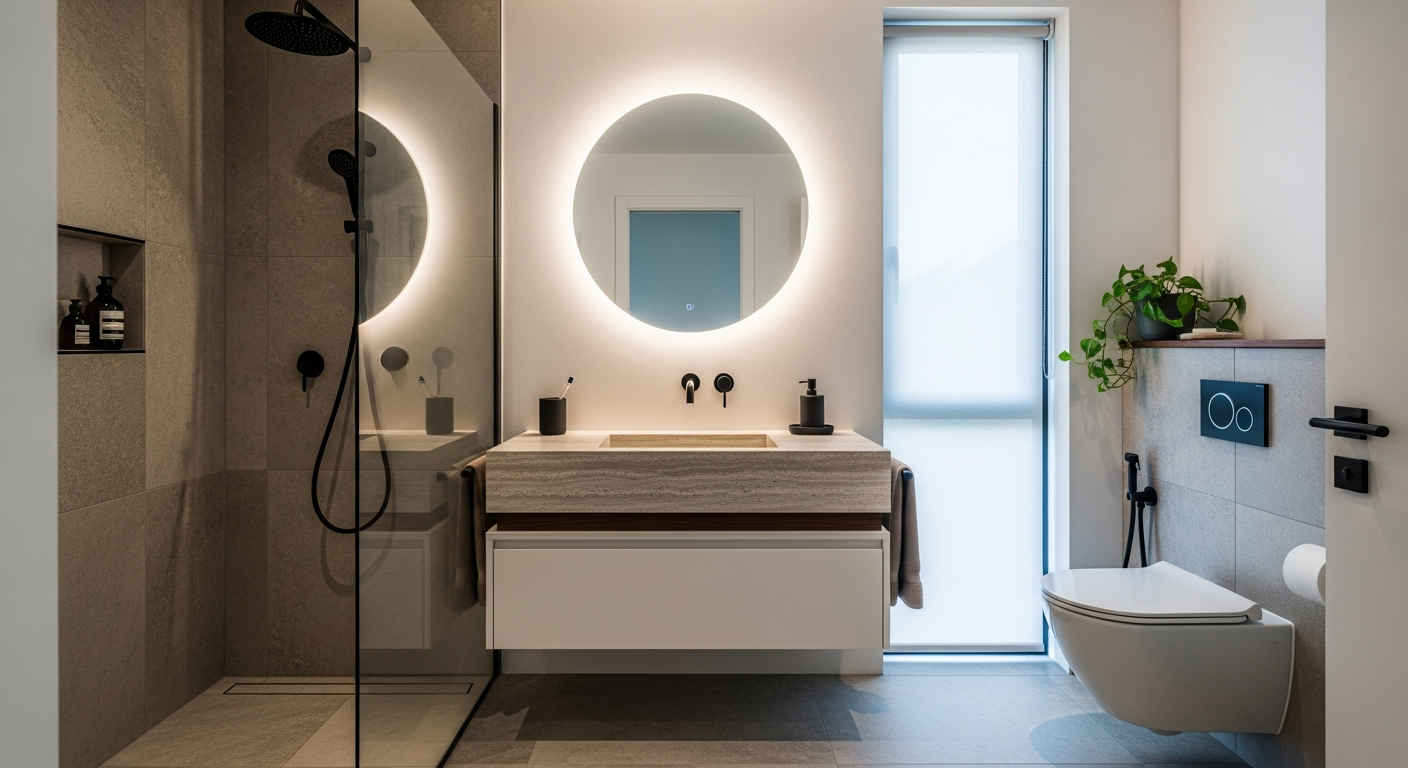 Funktionale Bäder gestalten: Globale Designtrends