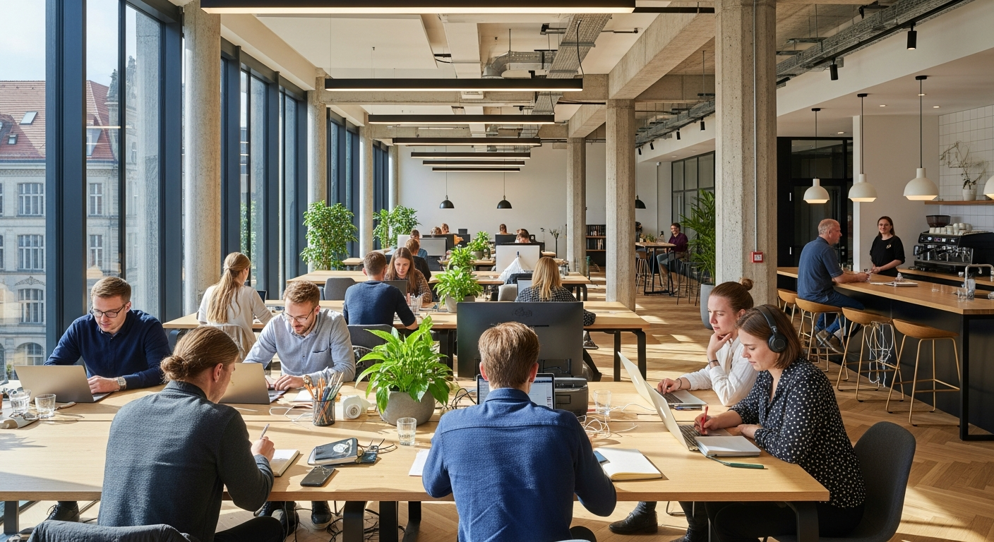اكتشف أفضل مساحات العمل المشتركة في برلين