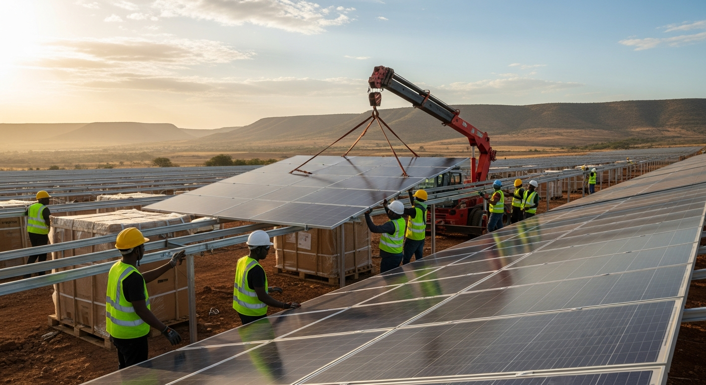 Udvikling af grønne energijob globalt