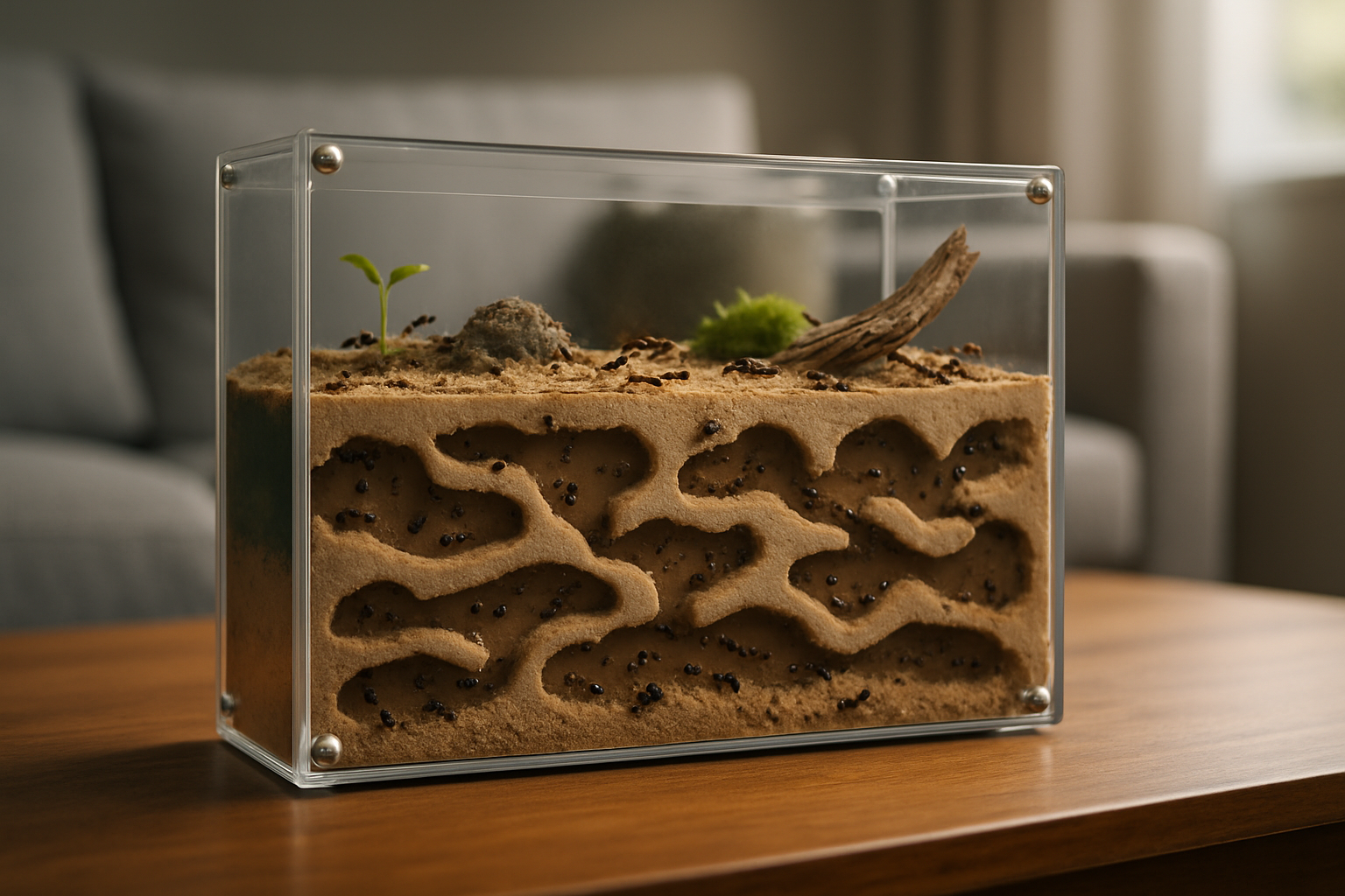 The Intriguing World of Ant Farms: A Microcosm in Your Living Room