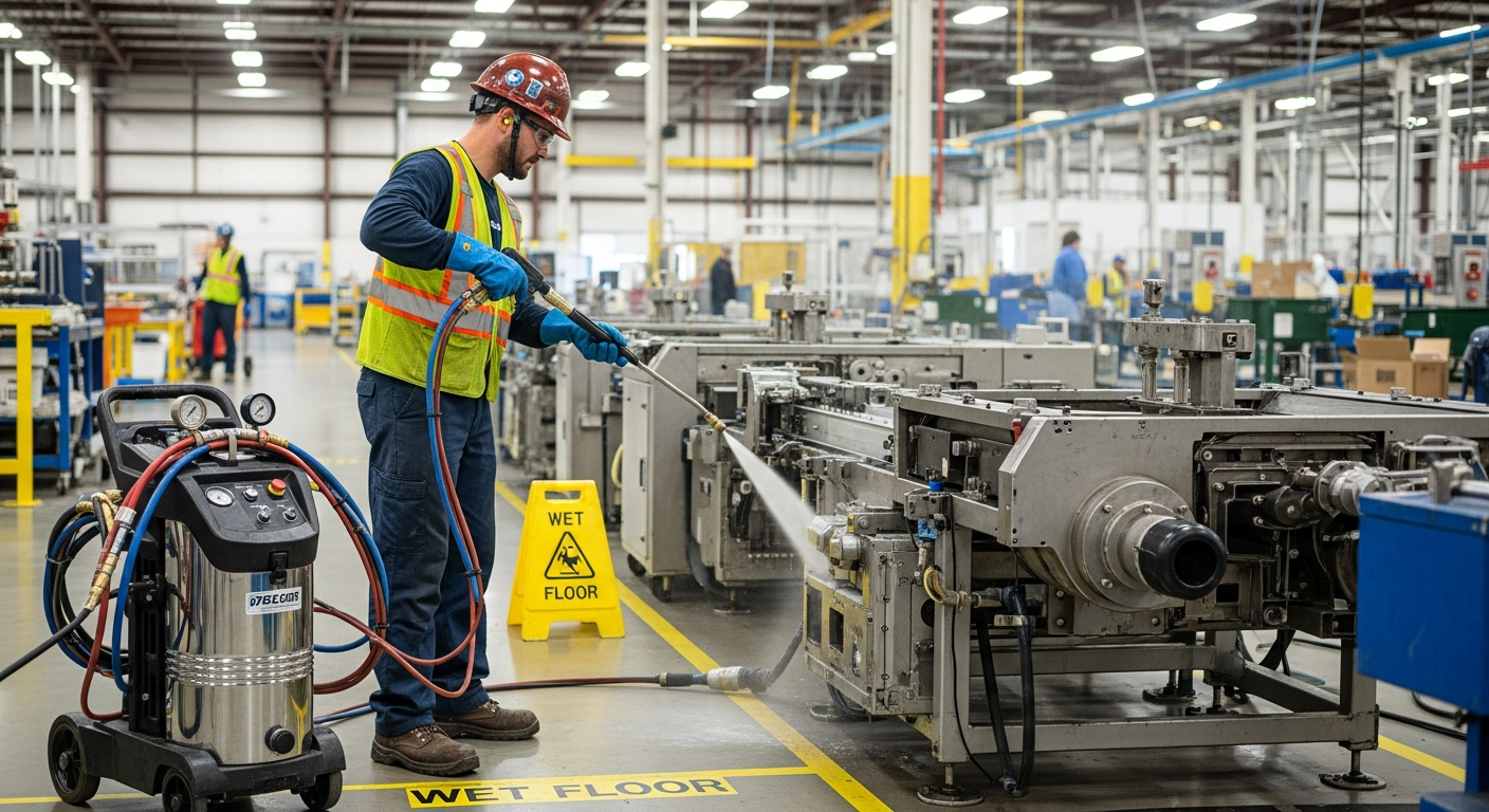 Ipari takarítási protokollok és biztonsági előírások