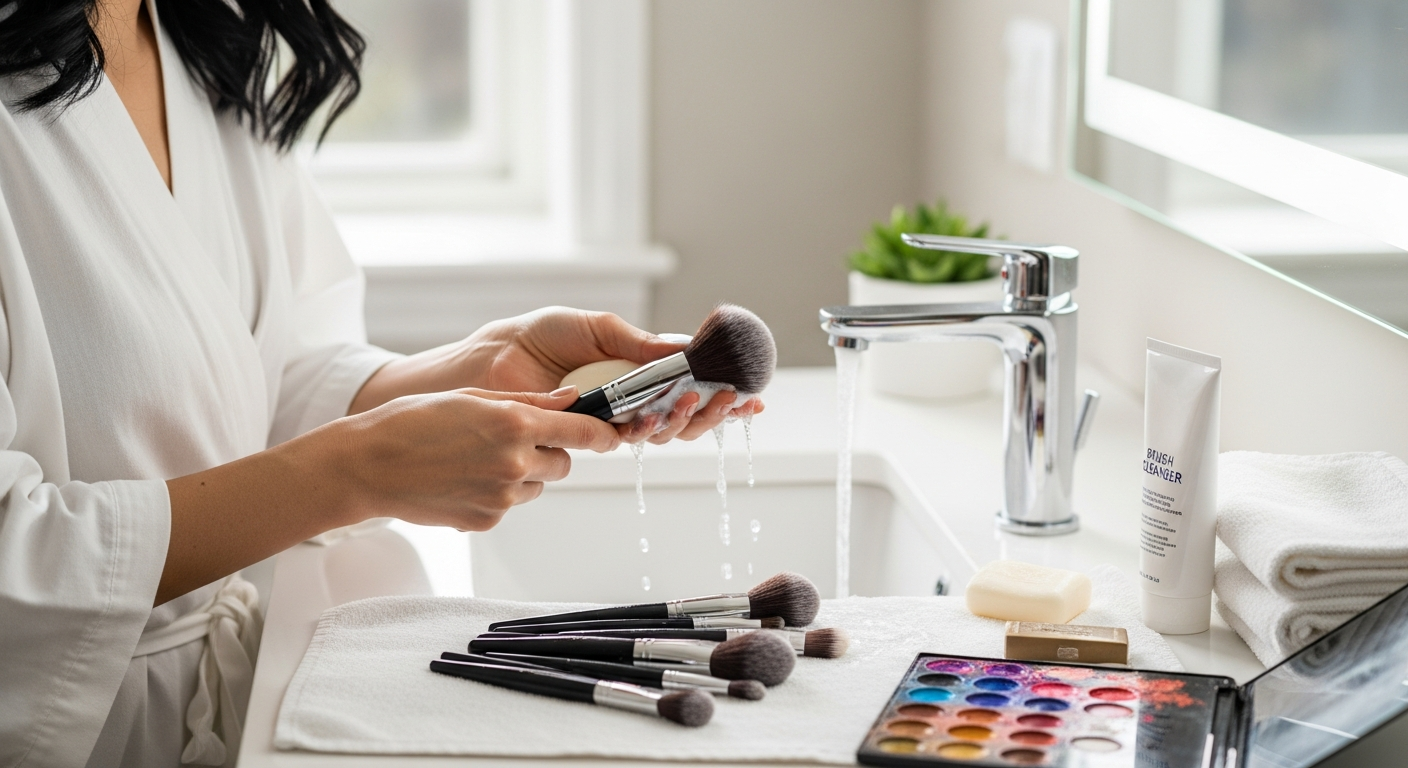 Rutina de limpieza tras el uso de pigmentos