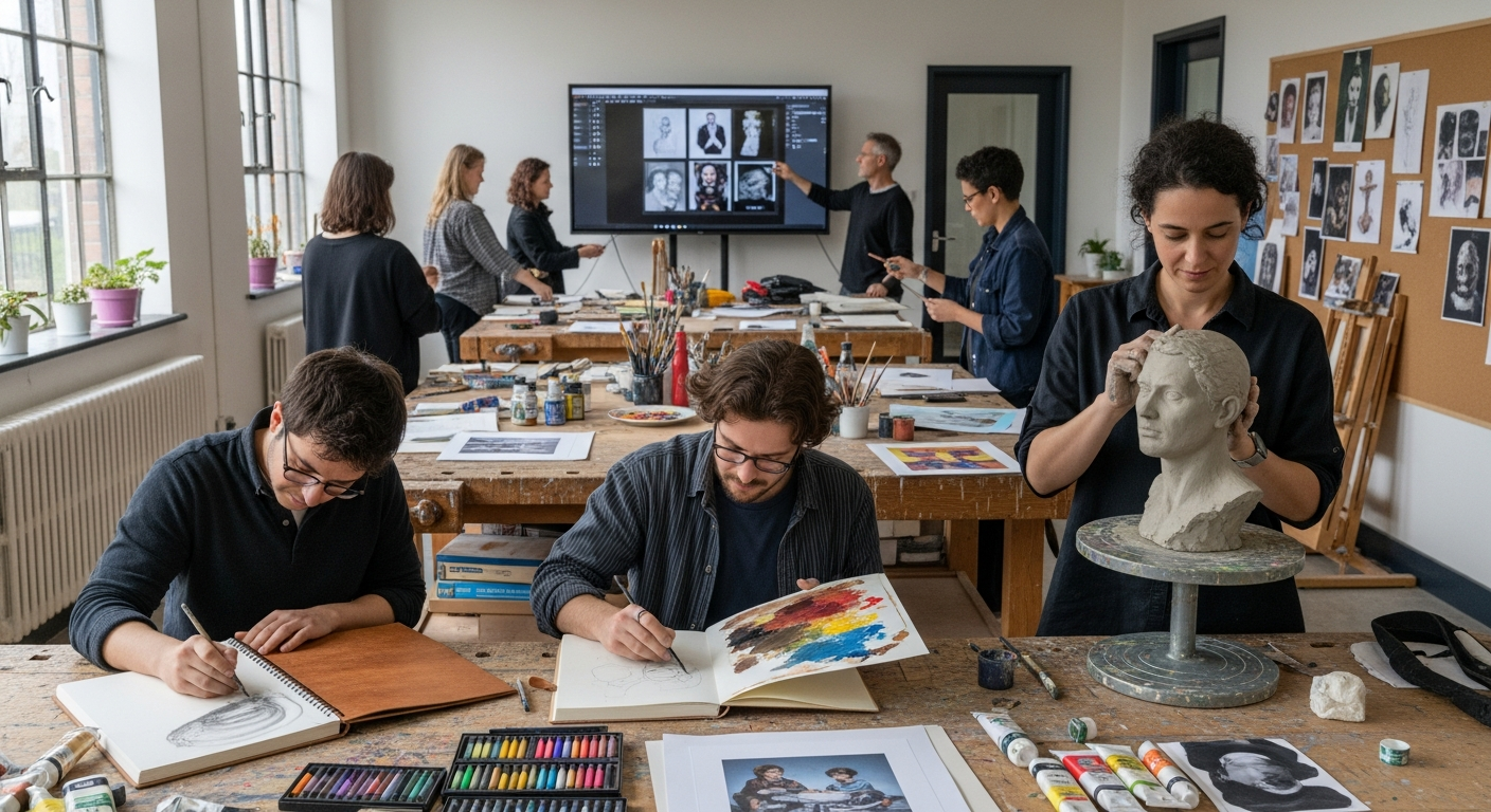 Künstlerische Perspektiven: Erkundung menschlicher Ausdrucksformen.