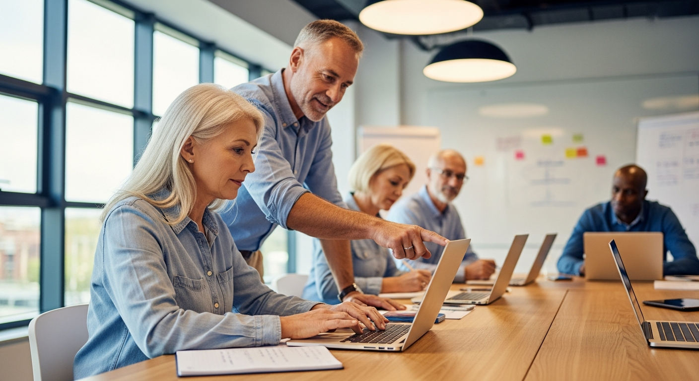 Razvoj veščin za zaposlitev v zrelih letih