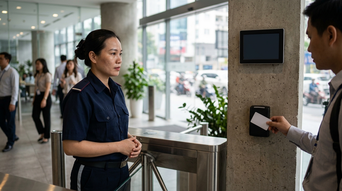 Quy trình kiểm soát ra vào an toàn và linh hoạt
