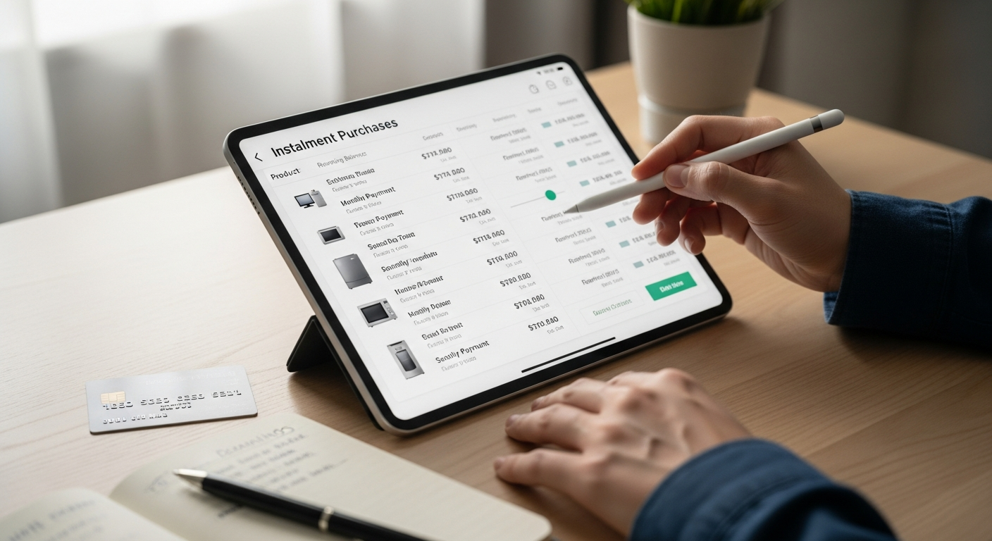 Οργάνωση προϋπολογισμού για αγορές προϊόντων με δόσεις