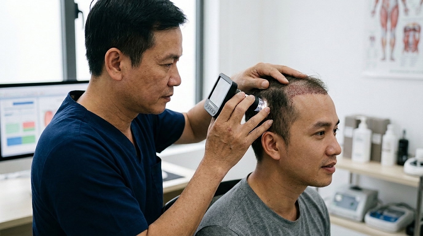 Kinh nghiệm chăm sóc da đầu sau khi khôi phục tóc
