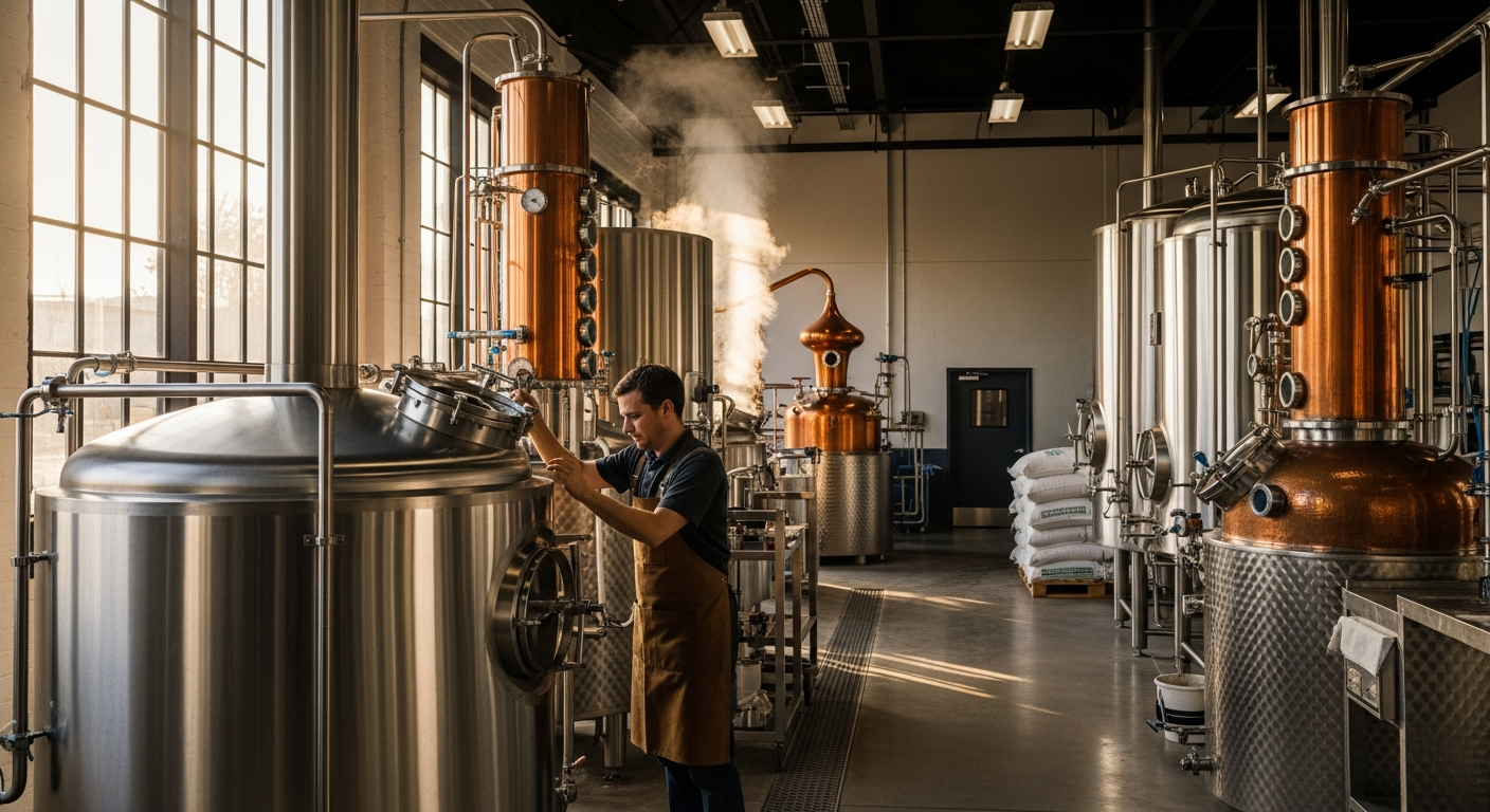 Brewing and Distillation Processes Explained