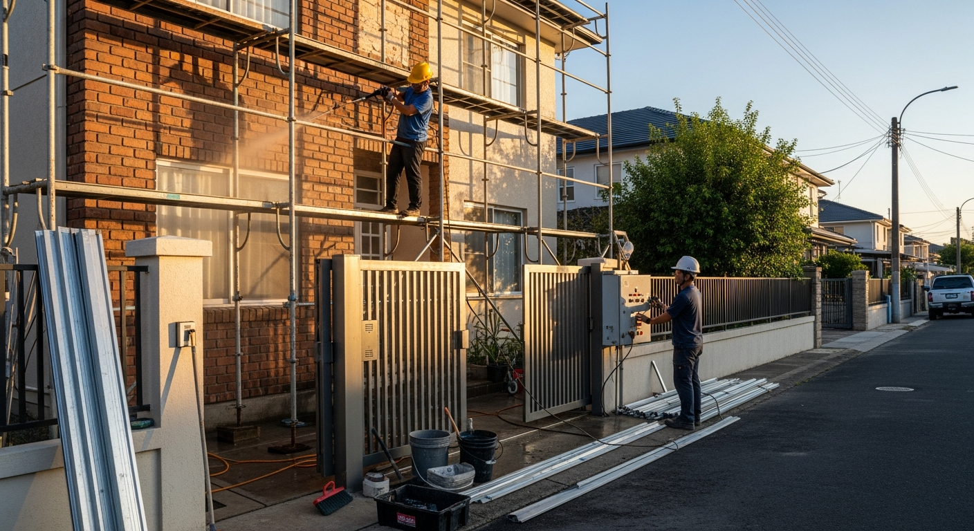 שיפור המראה החיצוני של חזית המבנה
