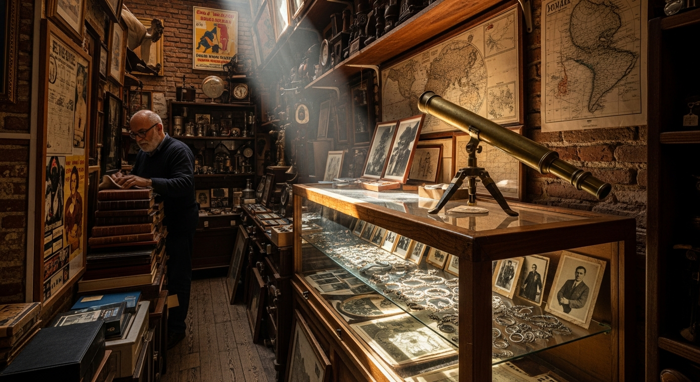 Κρυμμένοι θησαυροί στα αθηναϊκά παλαιοπωλεία.