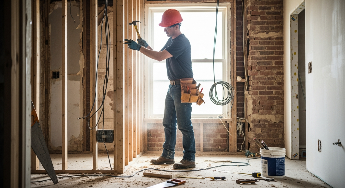Reparaciones estructurales y mejoras en la vivienda