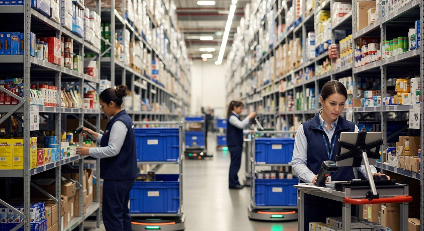 Lagerbasierter Verkauf von Reinigungs- und Haushaltsartikeln in Frankfurt