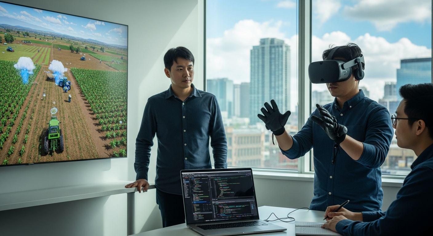 Descubre la agricultura del metaverso con una avanzada plataforma de simulación