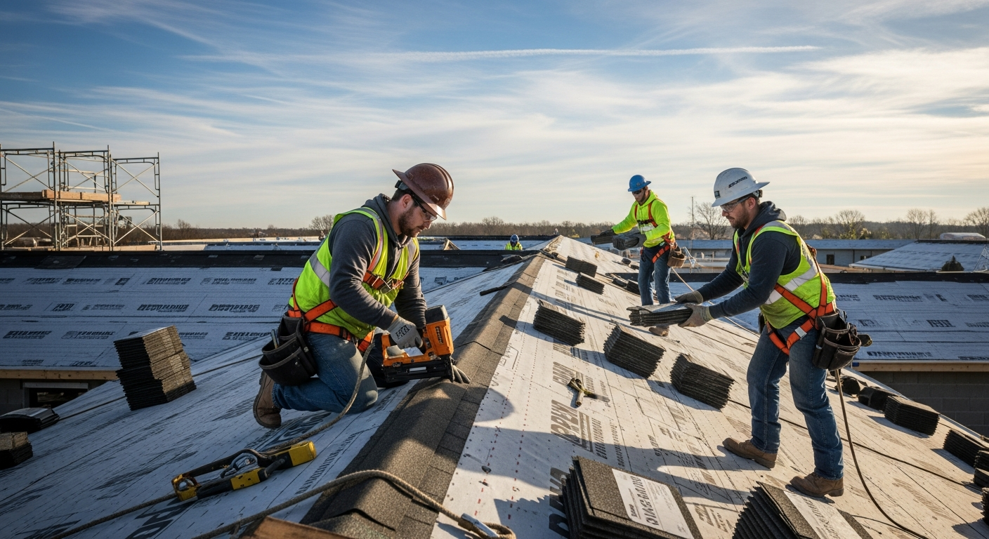 ການເຕີບໂຕຂອງວຽກງານກໍ່ສ້າງຫຼັງຄາ