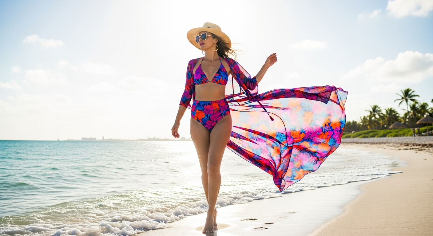 Trends für auffällige Strandmode in dieser Saison