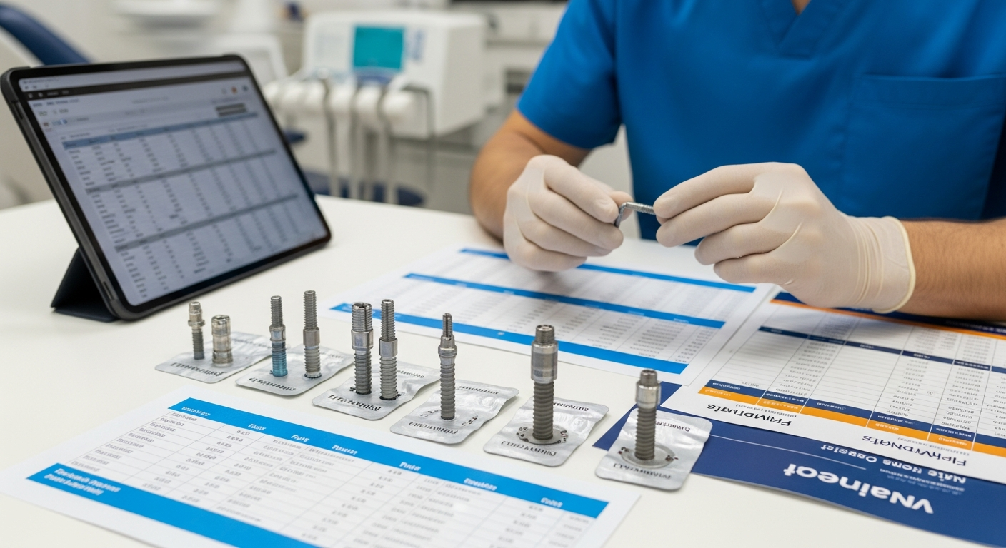 การเปรียบเทียบราคาวัสดุอุปกรณ์รากฟันเทียมในตลาด