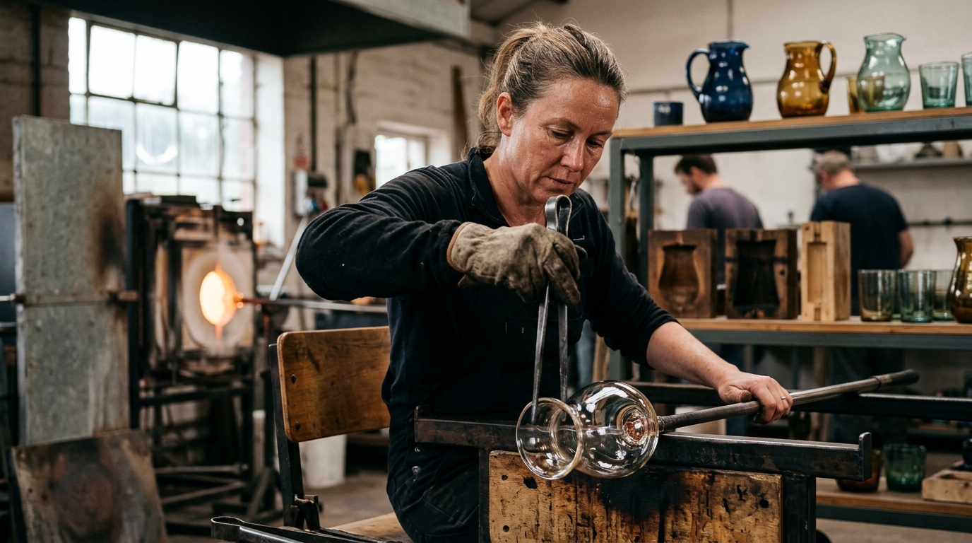 Artisan Glassware: Hand-Blown Tableware and Decanters to Gift This Mother's Day
