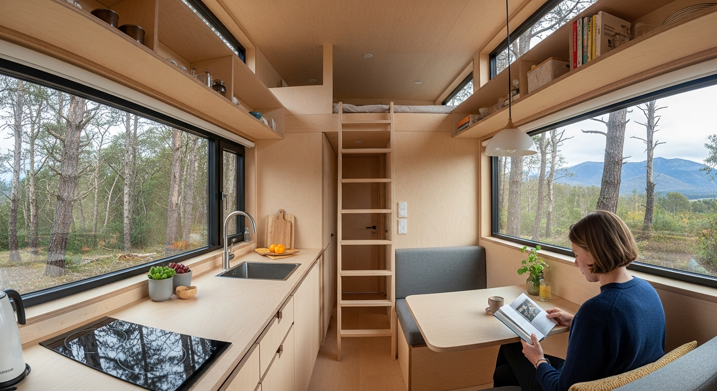 探索微型住宅：小空间里的可持续生活方式