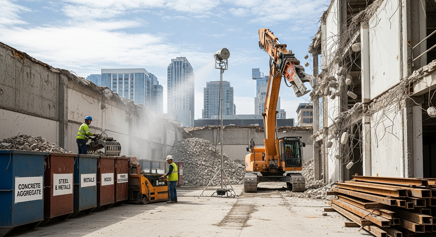 Zásady udržateľnosti v búracom priemysle