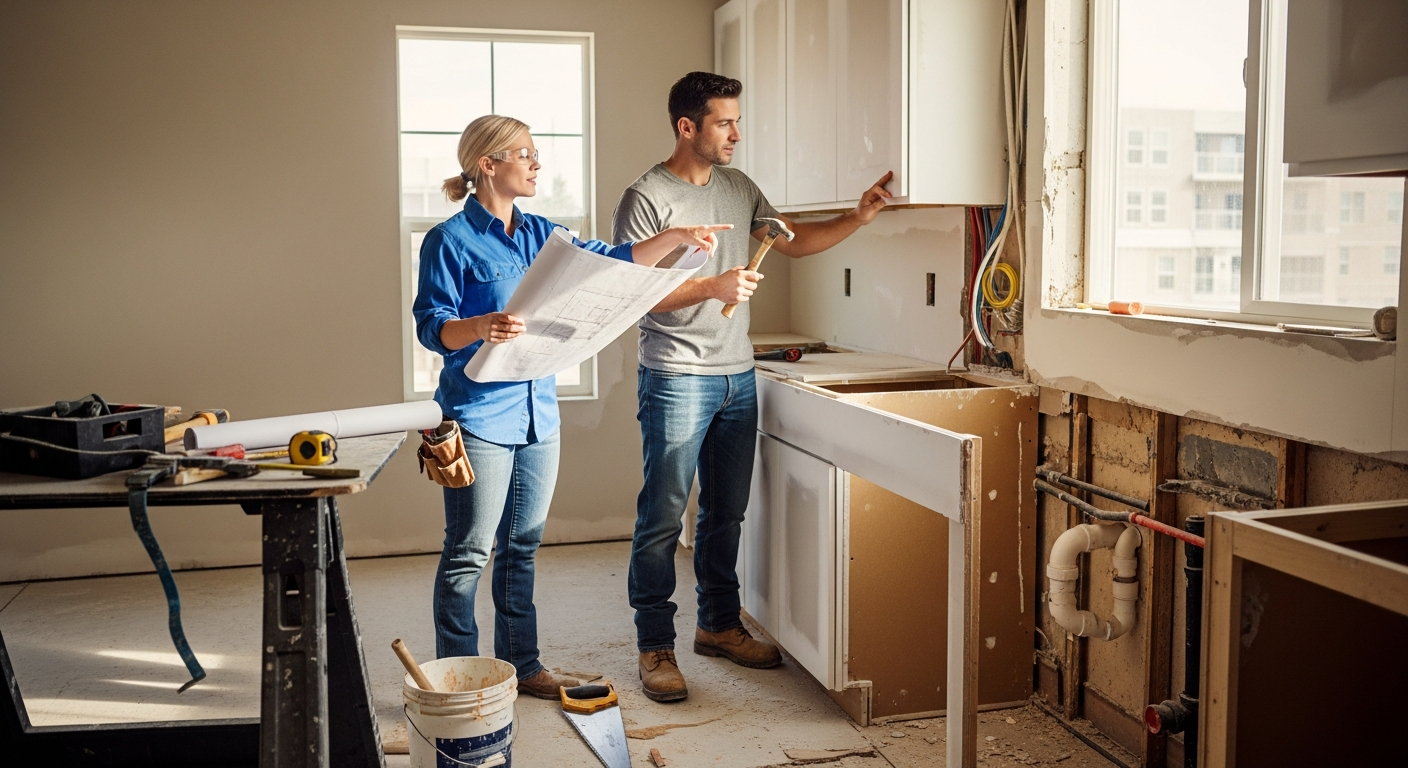 Renovación de interiores con ayuda profesional