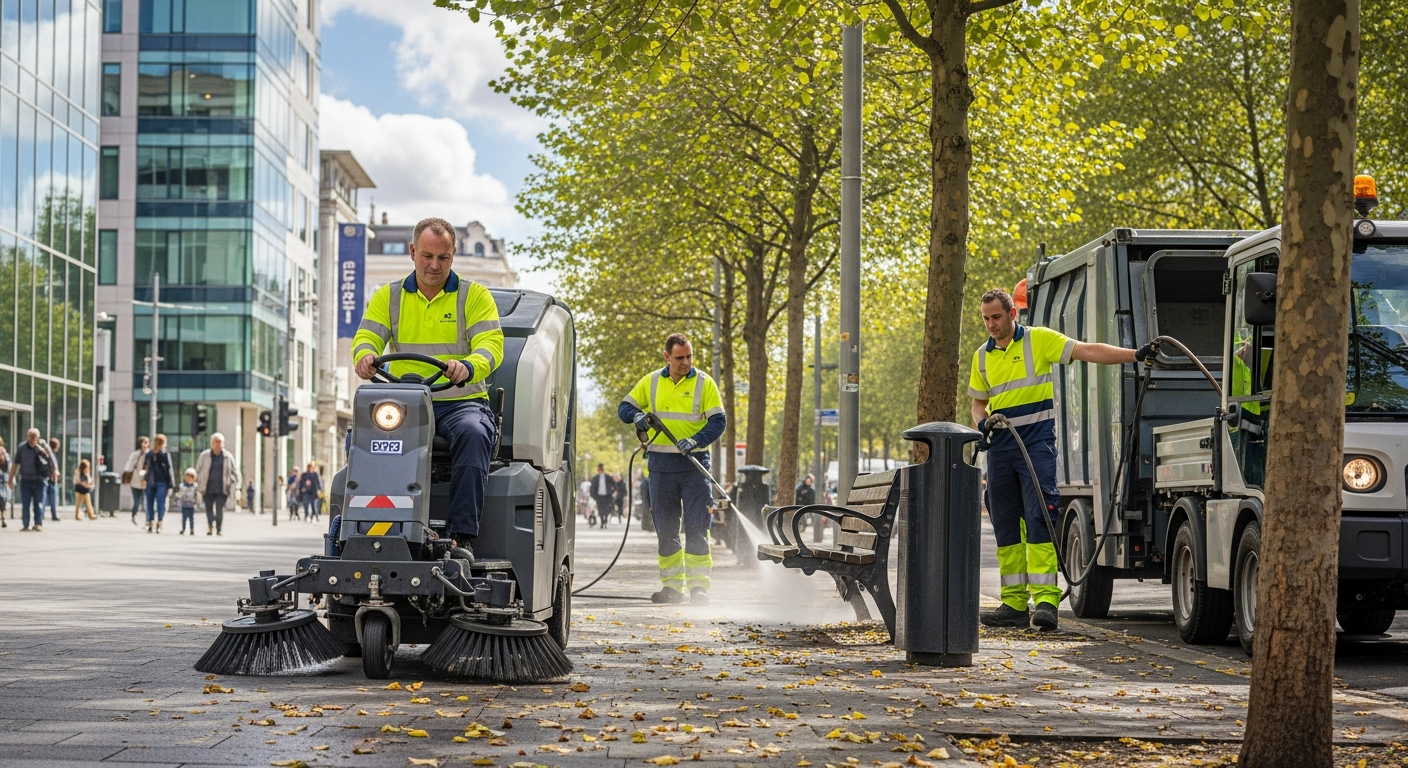 โซลูชั่นทำความสะอาดครบวงจรเพื่อประสิทธิภาพสูงสุดในเมือง