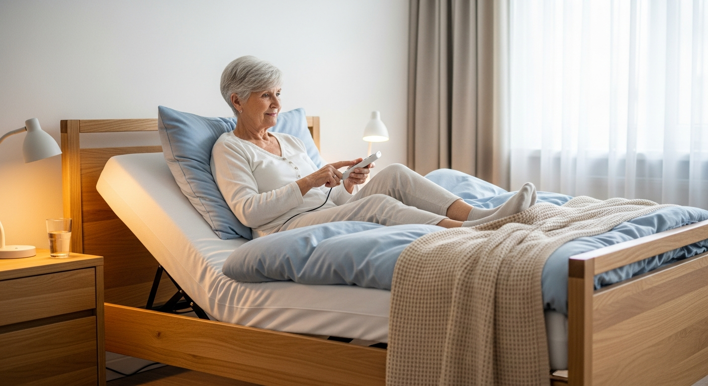 ยกระดับการนอนของผู้สูงอายุด้วยเตียงไฟฟ้า