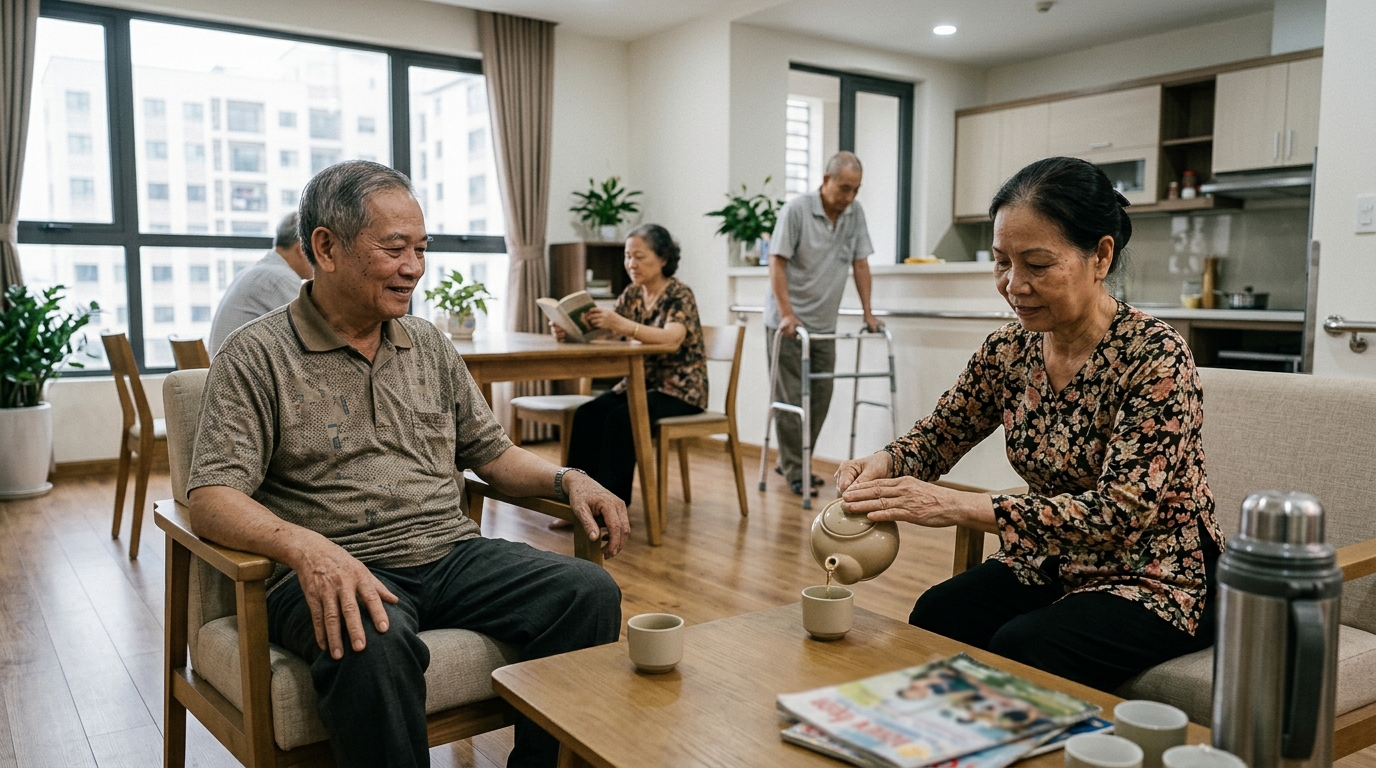 Giải pháp nhà ở phù hợp cho người già