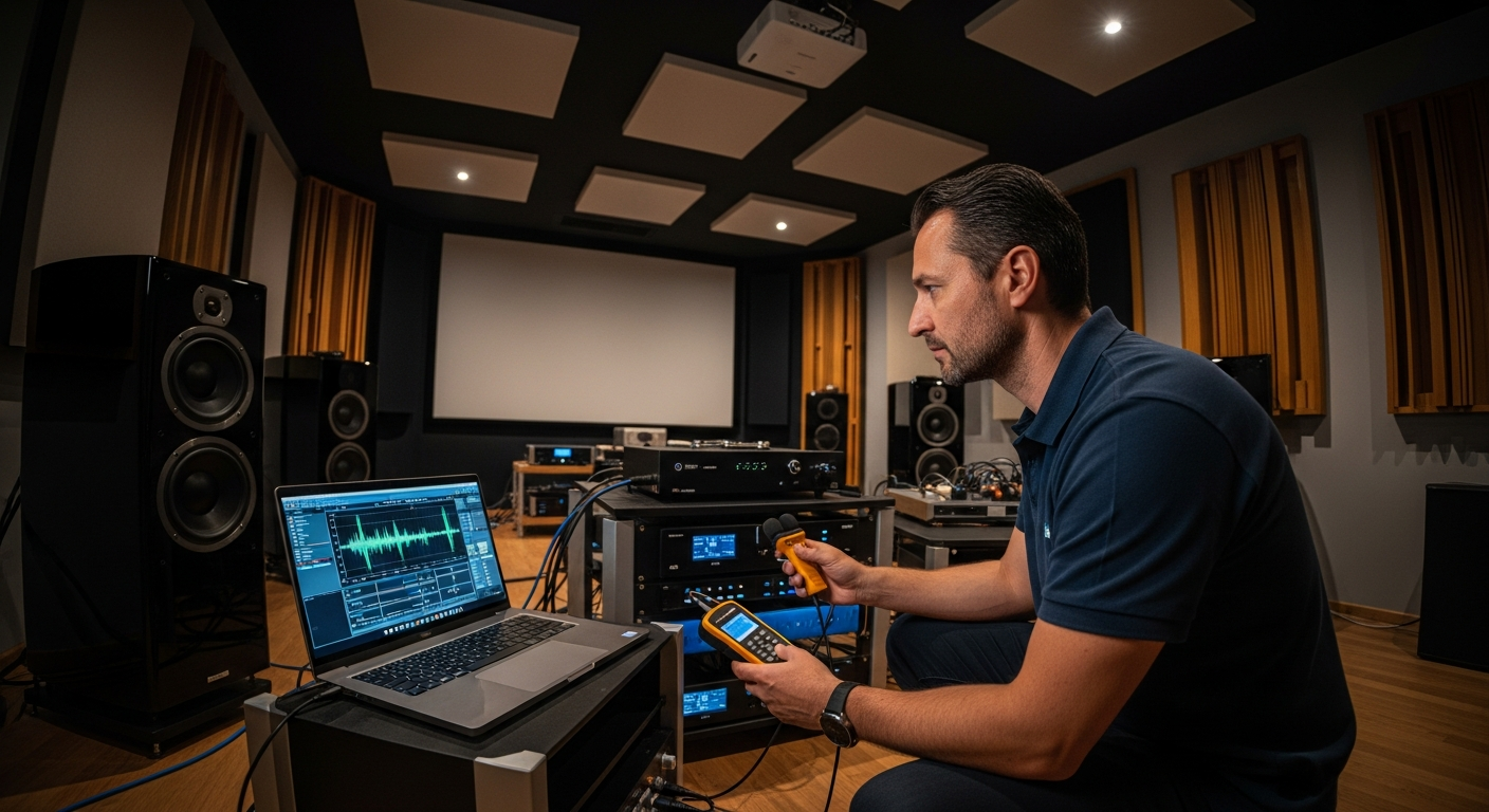 Otimizando a experiência auditiva em seu espaço