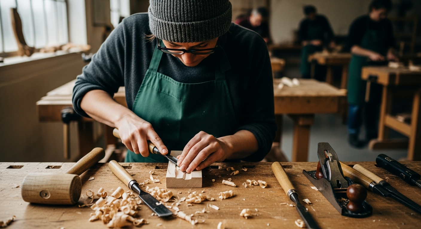 A Makerspace Opens A Woodworking Bench To Adults 60-Plus