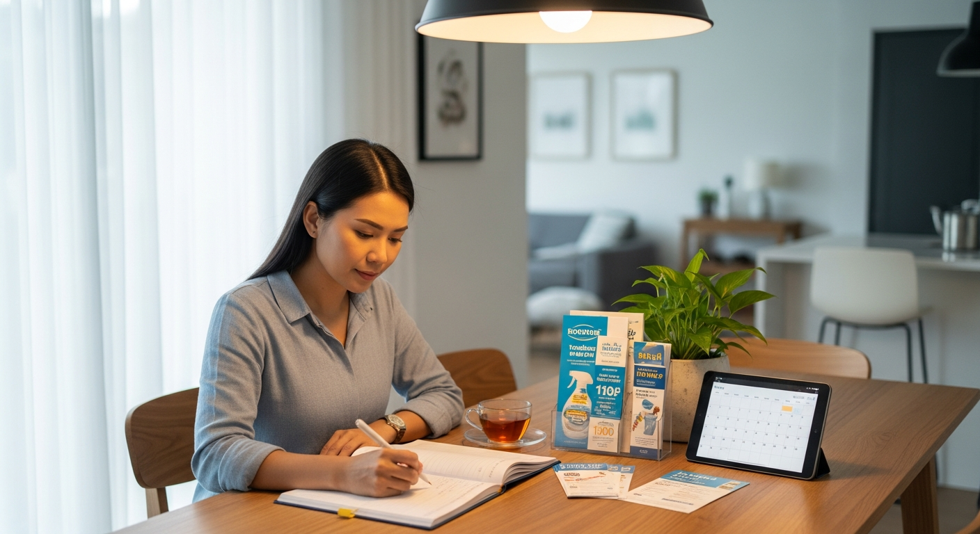 วางแผนการทำความสะอาดบ้านให้เป็นเรื่องง่ายรายเดือน