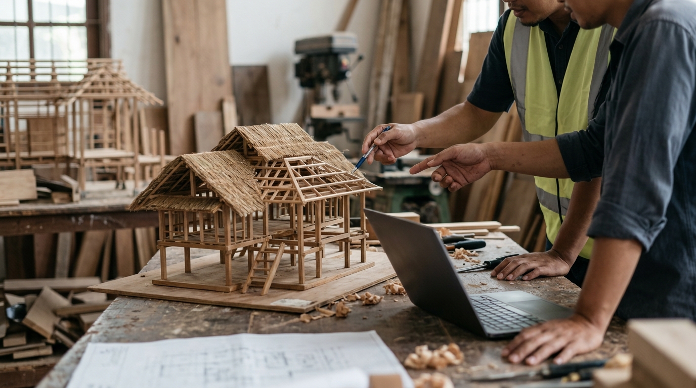 Konsep Arsitektur Kayu Tradisional