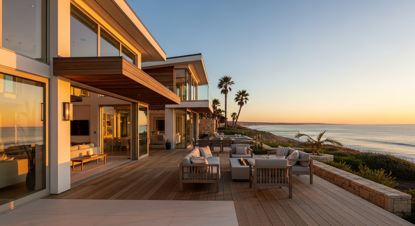 Estilo de vida em imóveis litorâneos