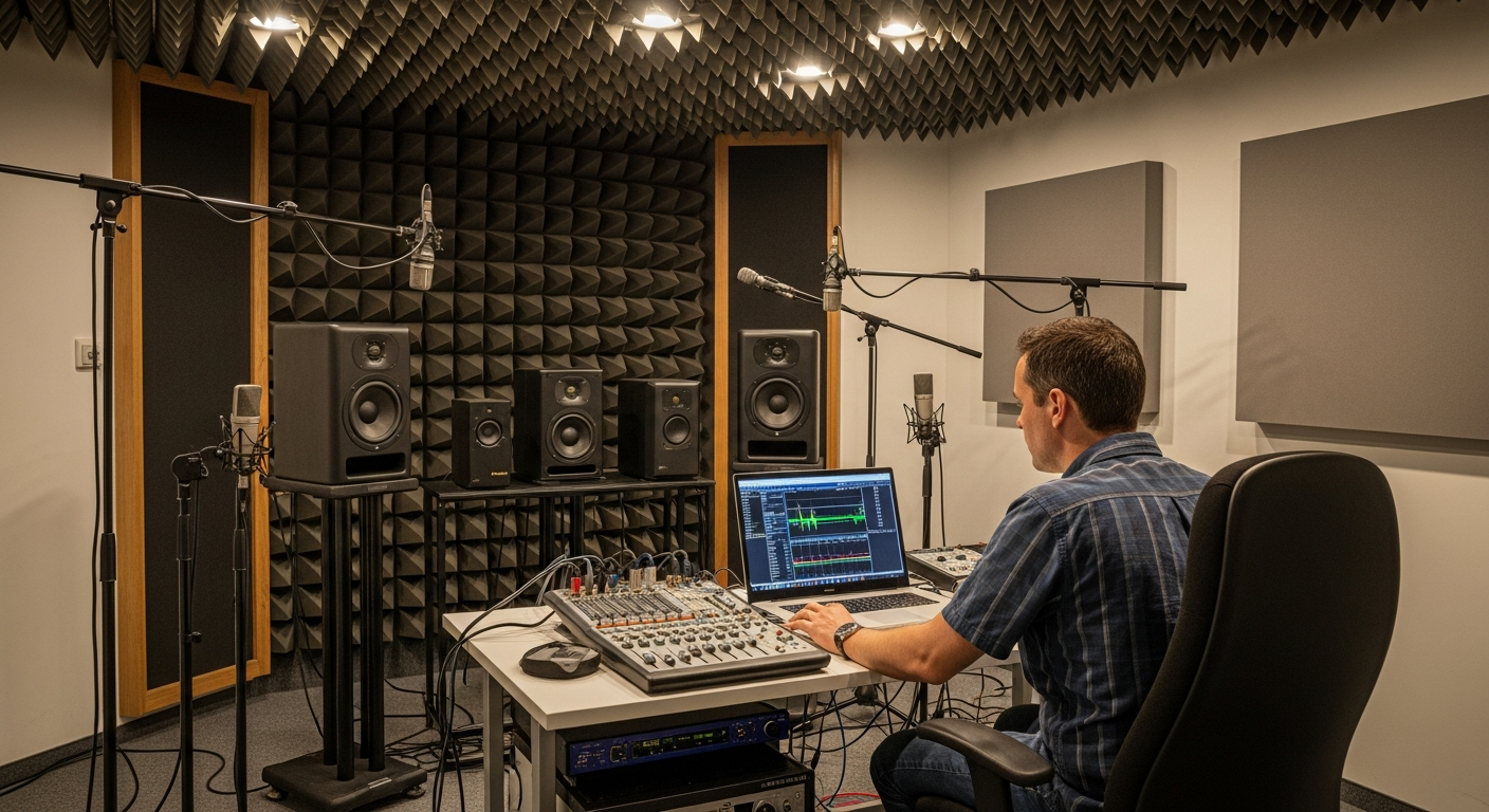 Configurações de som para diferentes espaços