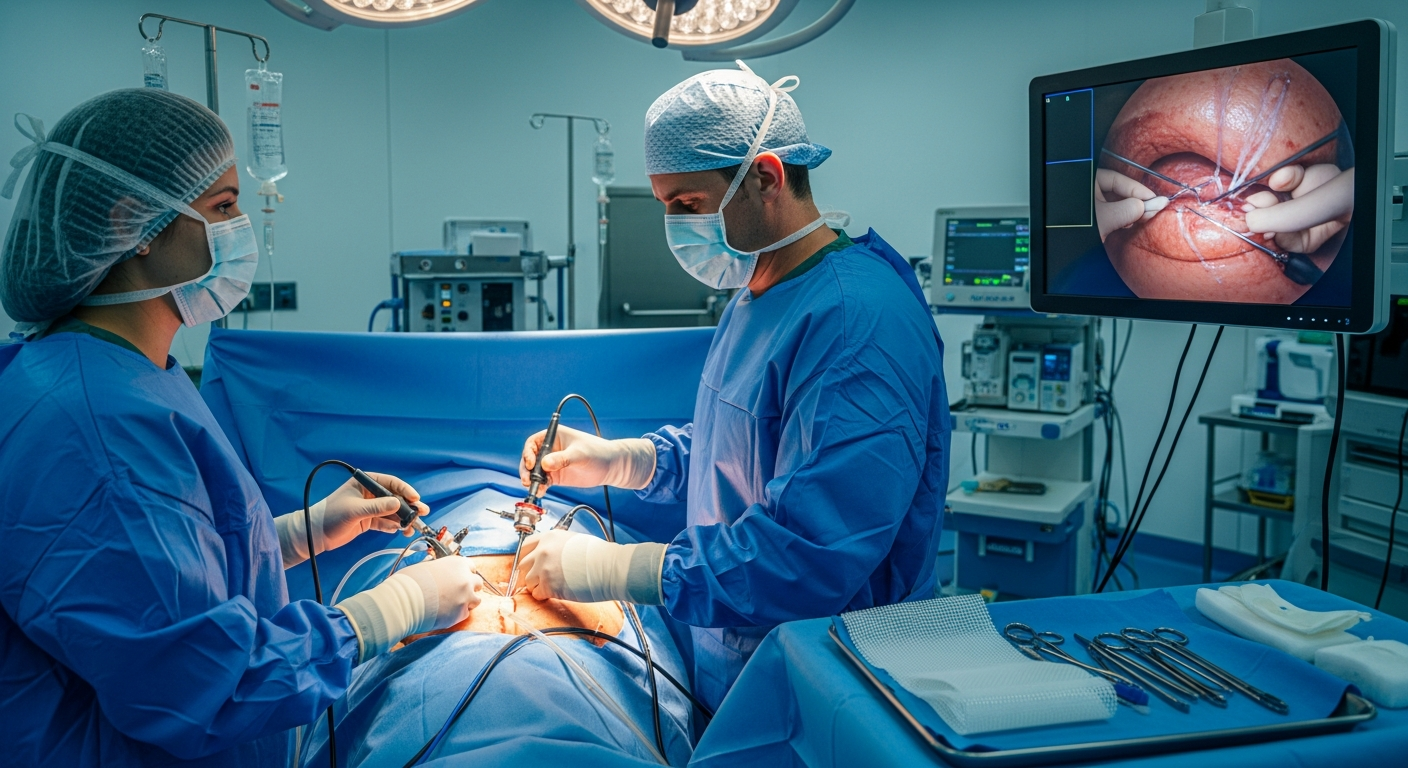 Opciones médicas para adherencias internas