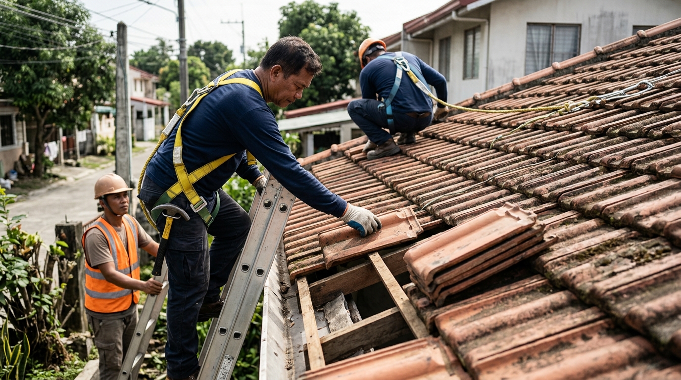 Mga Hakbang sa Ligtas na Pagkukumpuni ng Bubong