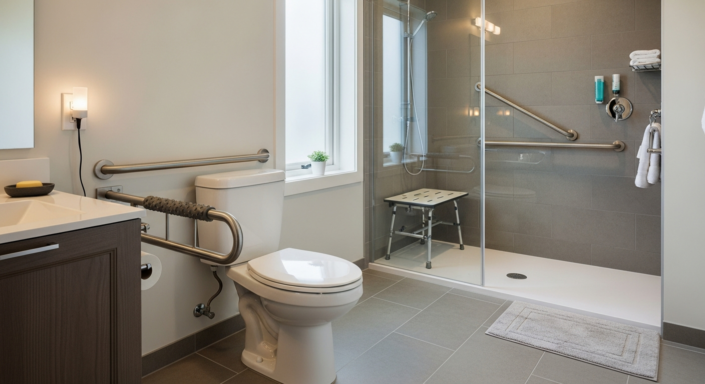 Hatua za usalama za bafuni