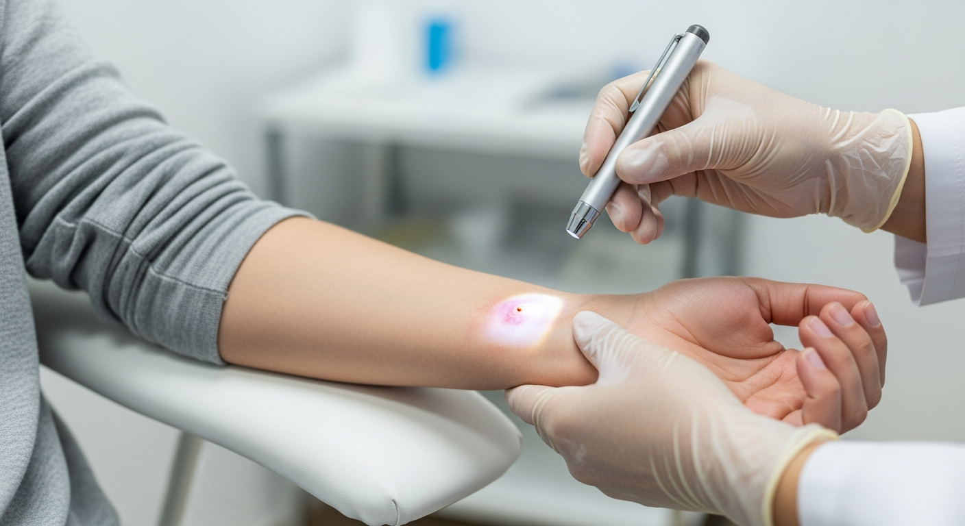 Como agir diante de uma infecção cutânea aguda