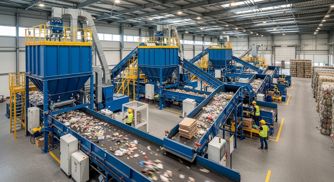 Telephelyi infrastruktúra a hatékony hulladékkezelésért