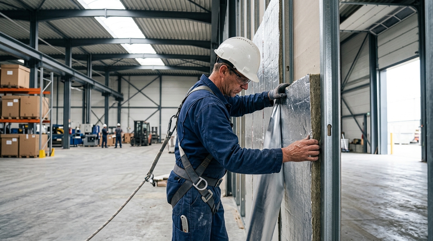 Teknisk isolering och fuktresistens i industribyggnader