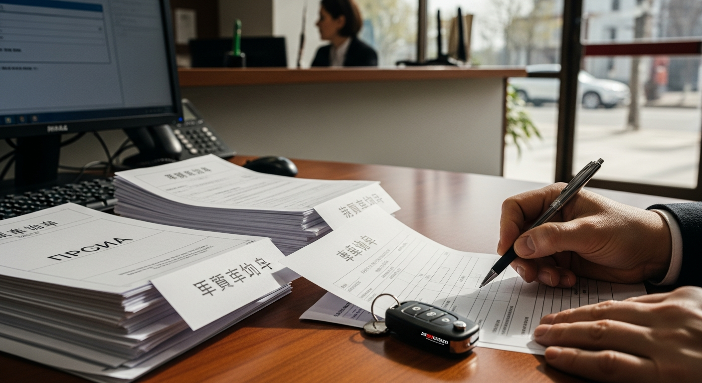 自動車登録手続きの簡略化と必要書類
