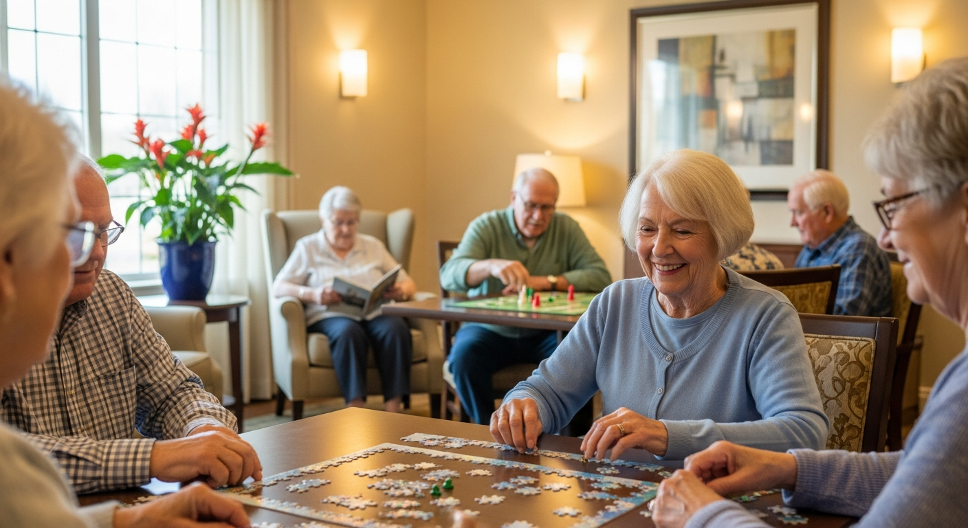 Environnement accueillant pour adultes âgés