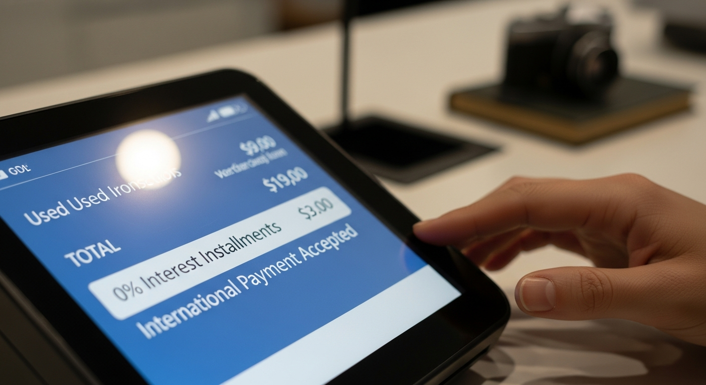 Πληρωμή μεταχειρισμένων: Χωρίς τόκο, διεθνώς εφικτό