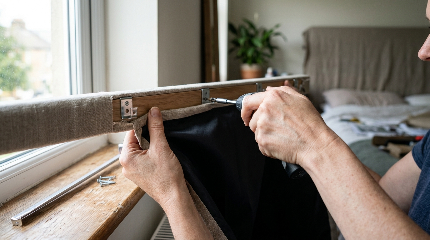 Fit a Roman Blind With Hillarys Blackout Lining in 6 Steps for 90% Light Block