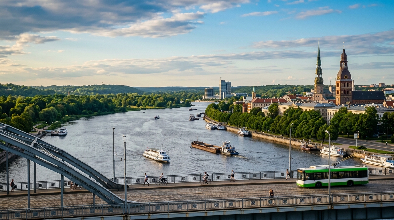 Iedvesmojošas dabas ainavas un pilsētu panorāmas