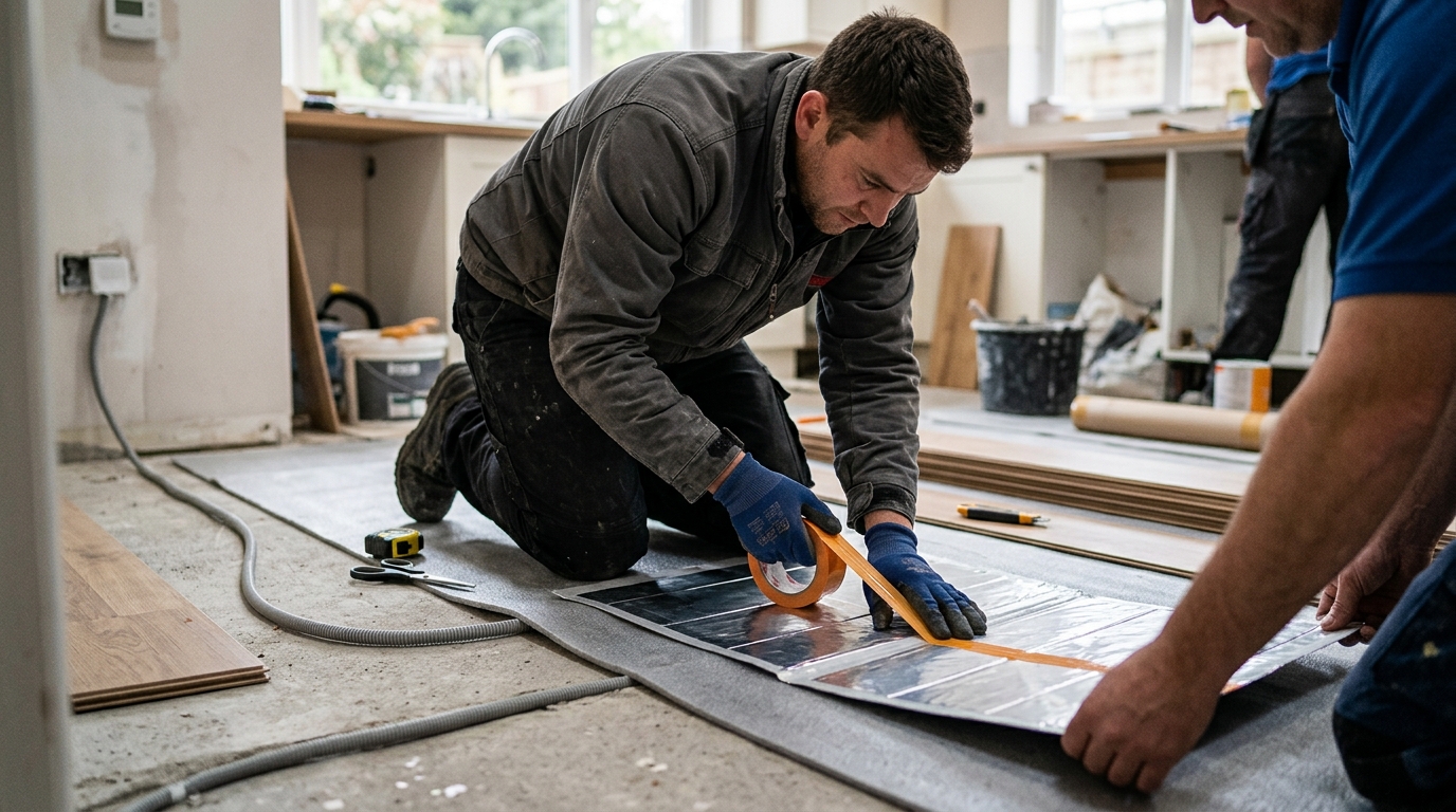 Fit a Warmup Foil Heater Under Amtico Planks in 7 Steps for 25% Faster Warm-Up
