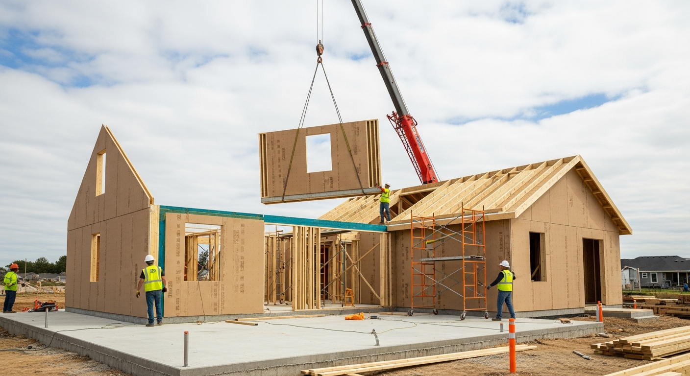 บ้านสำเร็จรูปชั้นเดียว: สู่การอยู่อาศัยที่สะดวกสบาย