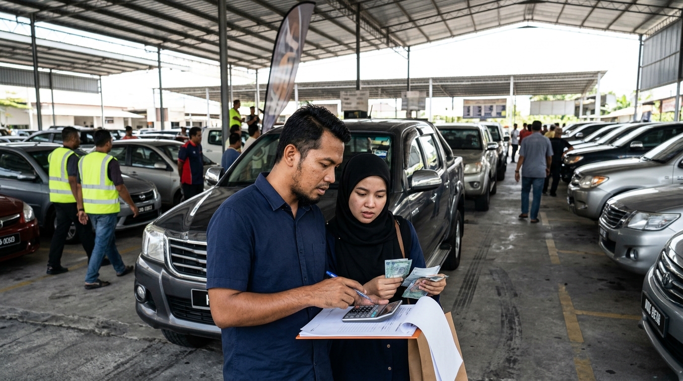 Persediaan kewangan untuk membida kenderaan lelongan