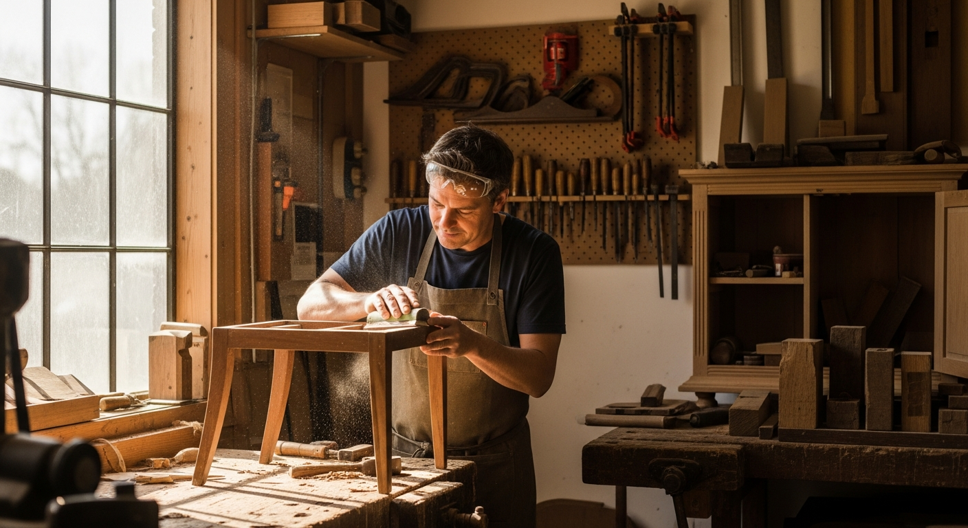 Renowacja starych przedmiotów z drewna